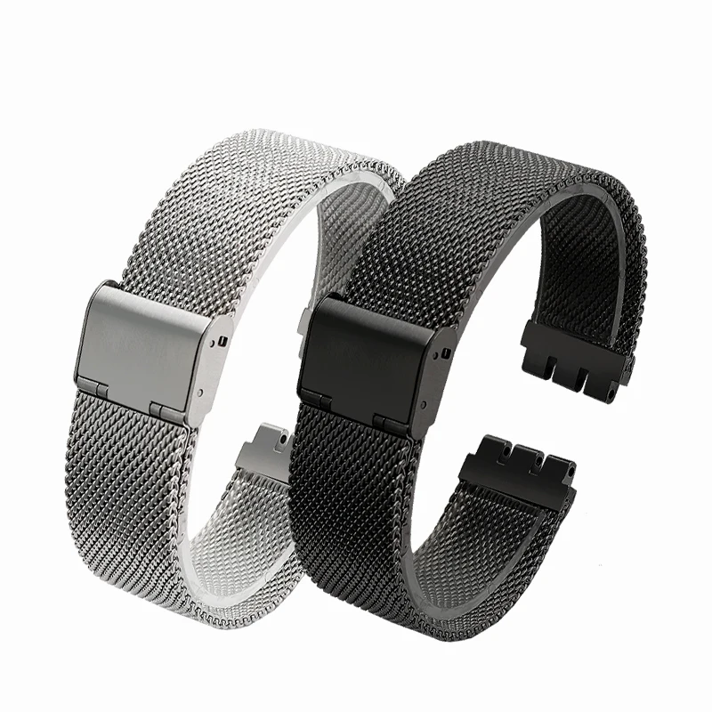 Quick Release 19mm Mesh Watch Bracelet Quick Release Strapcode
