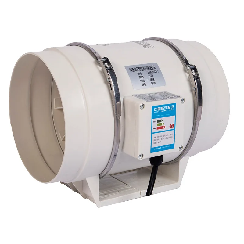 

4 inch Pipe Exhaust Fan Silent Duct Extractor Air Booster Fan Ventilation Exhaust Air Blower Wall Ventilator Fan Home Kitchen