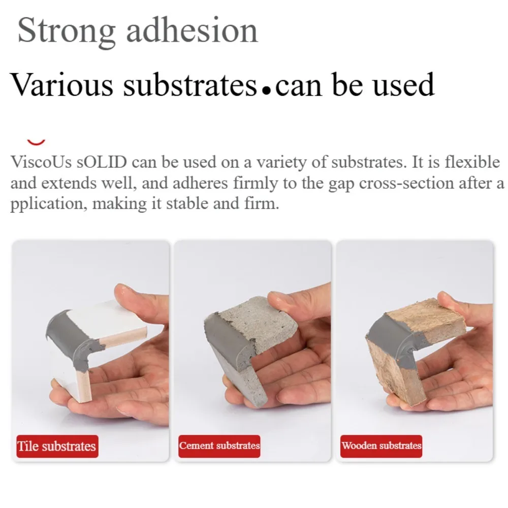 Waterproof sealant sealant paste 1 PC self-levelling crack filling agent cement joint filling glue concrete repair sealant crack repair sealant roof waterproof