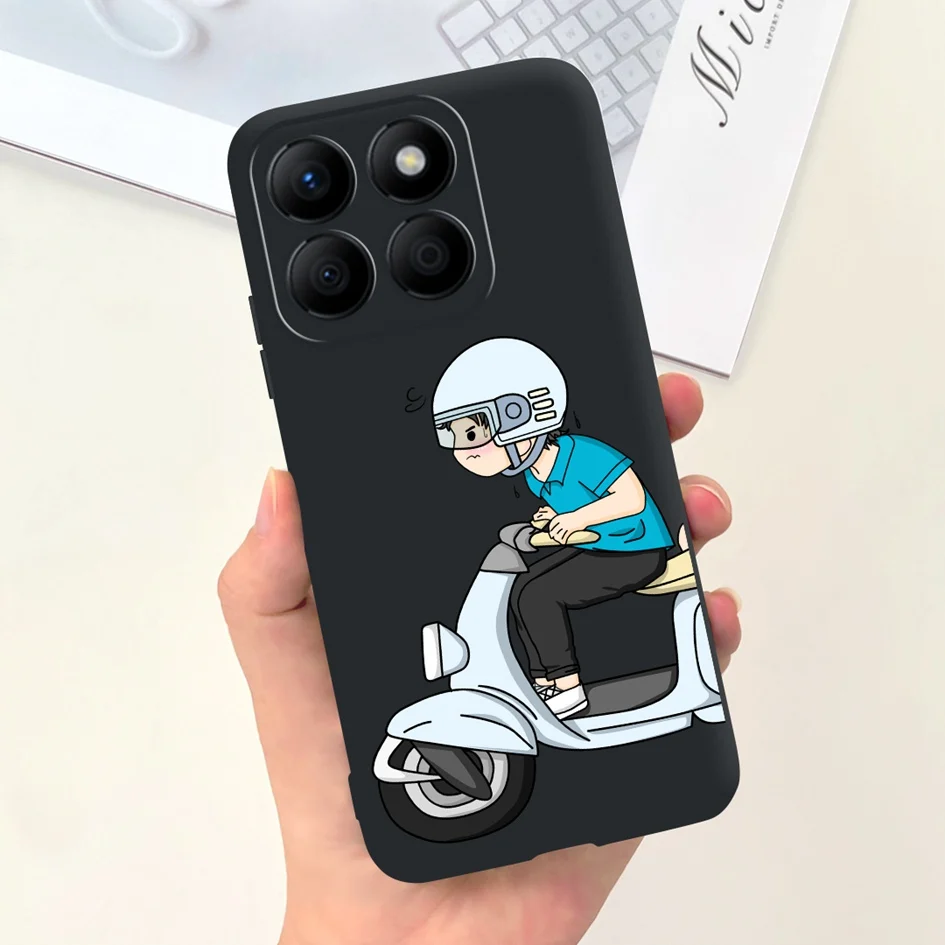 Lovely Heart and Floral Painted Soft Bumper Case