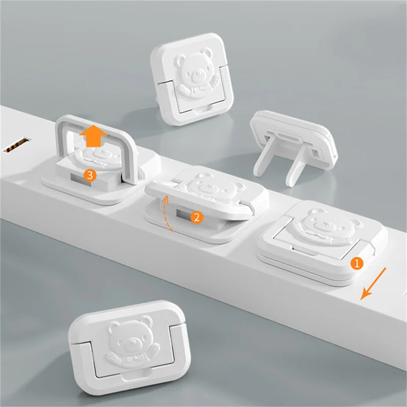 

10pcs Electrical Safety Socket Protective Cover Baby Care Safety Guard Protection Children Anti Electric Shock Rotate Protectors