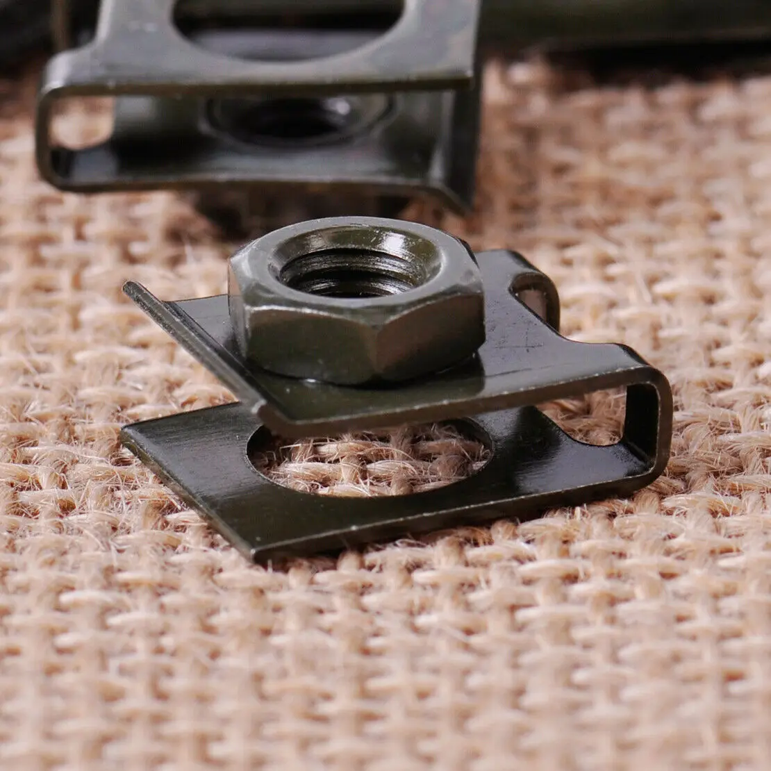 오토바이 M6 페어링 볼트, 스파이어 스피드 패스너 클립, 나사 용수철 너트, 10x, 6mm