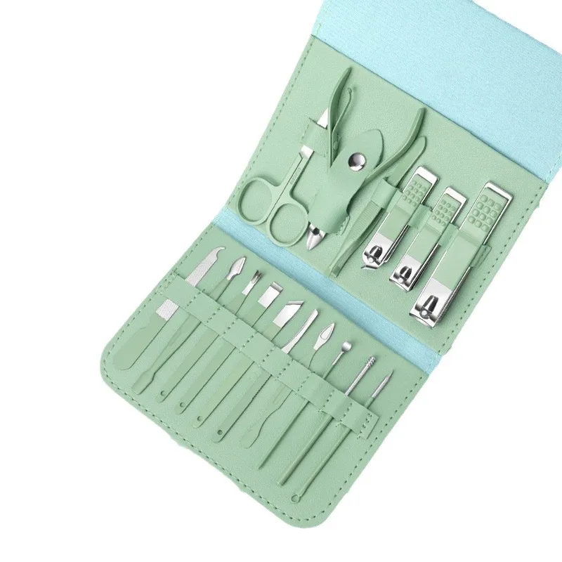 Stainless Steel Nail Clipper Set Nail Cutter Groove Cuticle Remover Manicure Pedicure Tool nail clipper set nail clipper nail care kit nail scissors set nail clippers manicure pedicure kit manicure set manicure sets manicure nail clipper set nail clippers kit