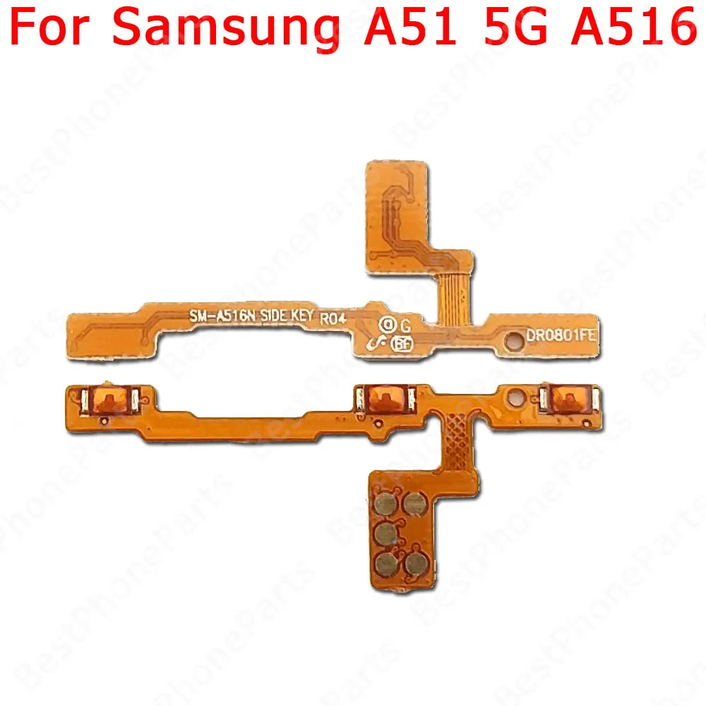 Universal Side Button Switch Volume Key Power On/Off Flex Cable Replacement Parts