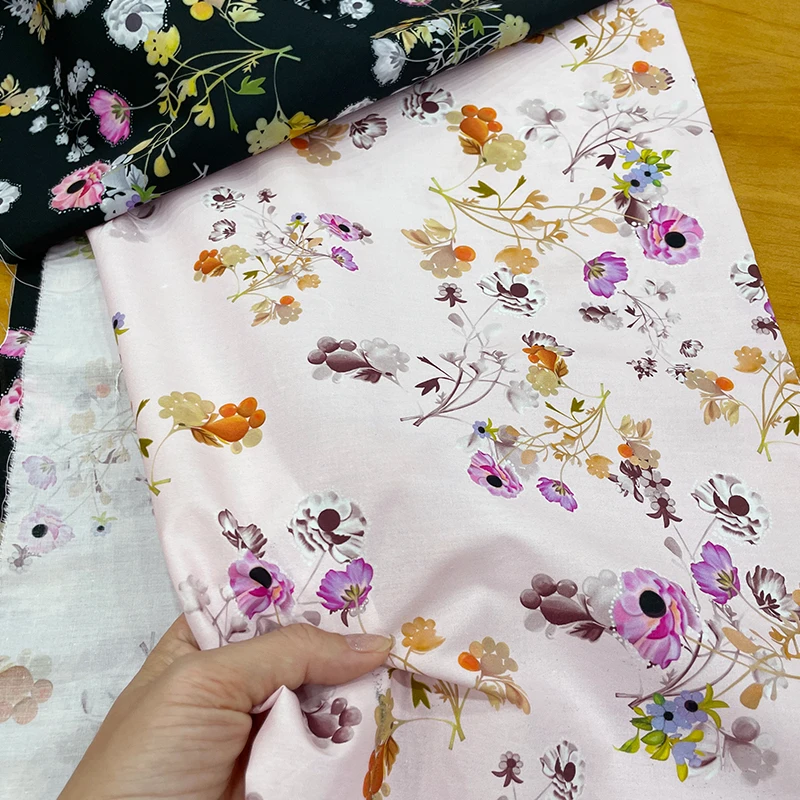 100% Cotton Poplin Printed Fabric Brand Fashion Design Women's Shirt Fabrics Cloth for Dress Diy Sew by the Meter Material