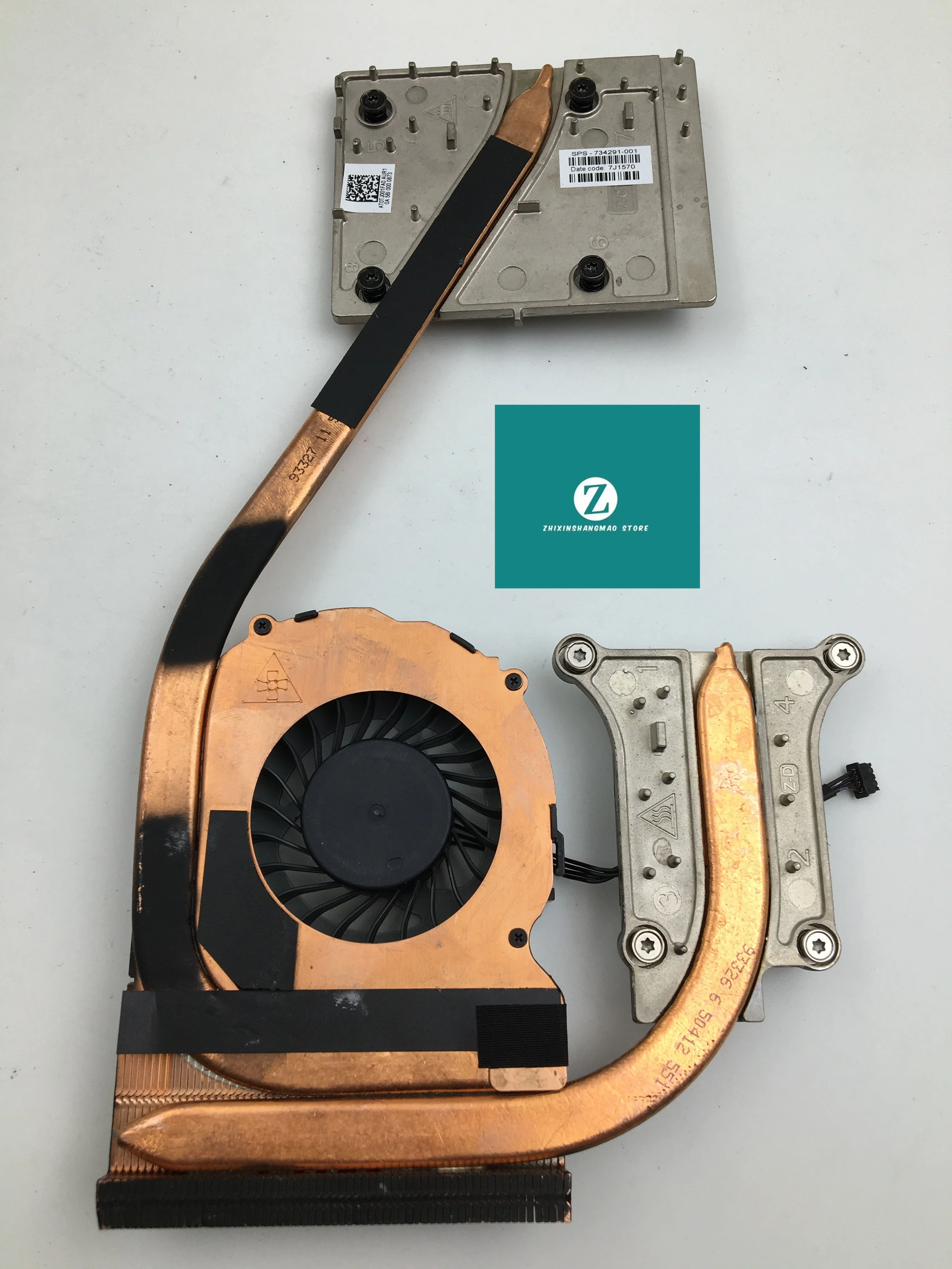 

FOR HP ZBOOK 15 G1 G2 17 G1 G2 FAN HEATSINK 734291-001 734289-001