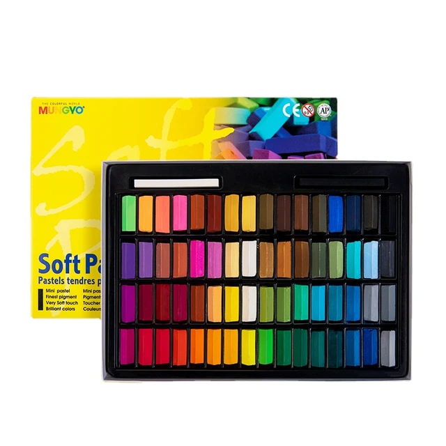 24/32/48/64 Colors Soft chalk powder brush makeup hair coloring
