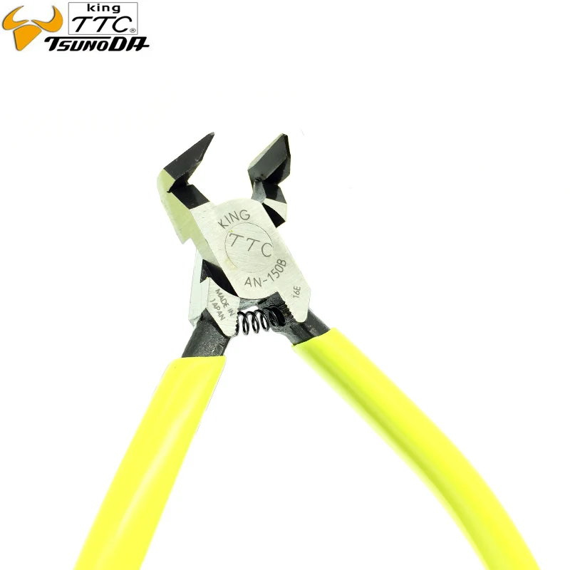 Japan King TTC 6Inch AN-150A 45 or AN-150B 90 Degree Curved Blade Plastic Nippers Diagonal Cutting Pliers 6