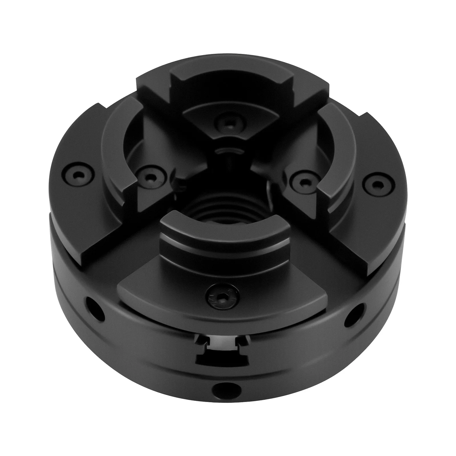 4-Jaw Chuck M33 3.5mm Independent Self-Centering,1.54-2.99in(39-76mm) Clamping Range with T-Shaped Wrench for Wood Metal Lathe