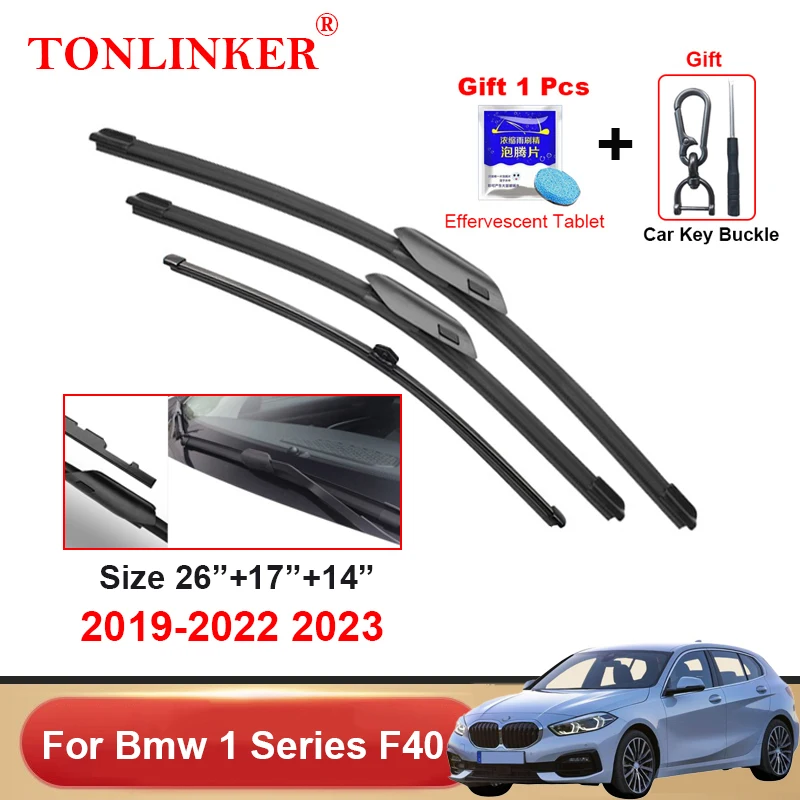 TONLINKER Wiper Blades For Bmw 1 Series F40 2019 2020 2021 2022 2023