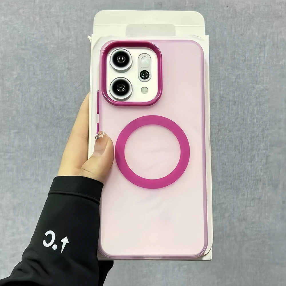 Matte Candy Magnetic Phone Case with Magsafe Wireless Charging and Shockproof Protection