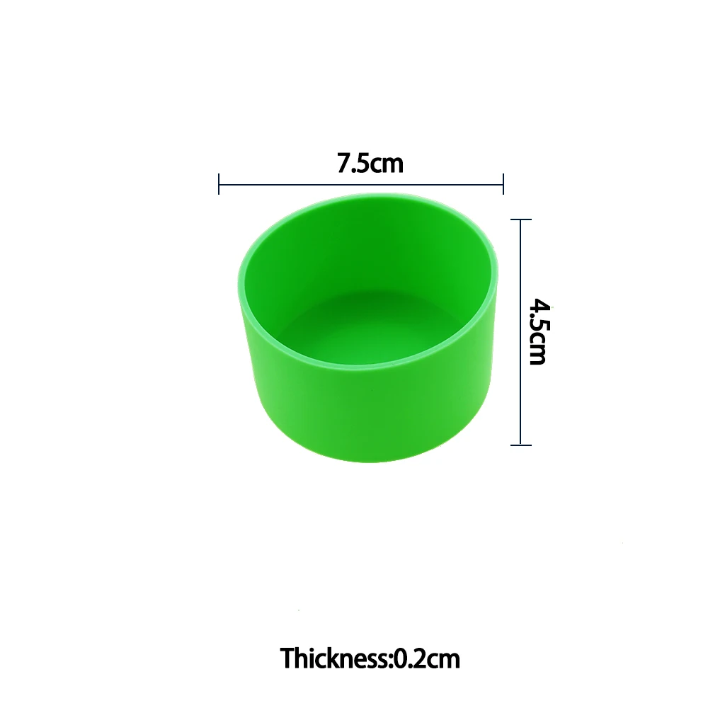 Silicone Cup Bottom Protector Sleeve - Anti-Damage Glass Bottle Accessory