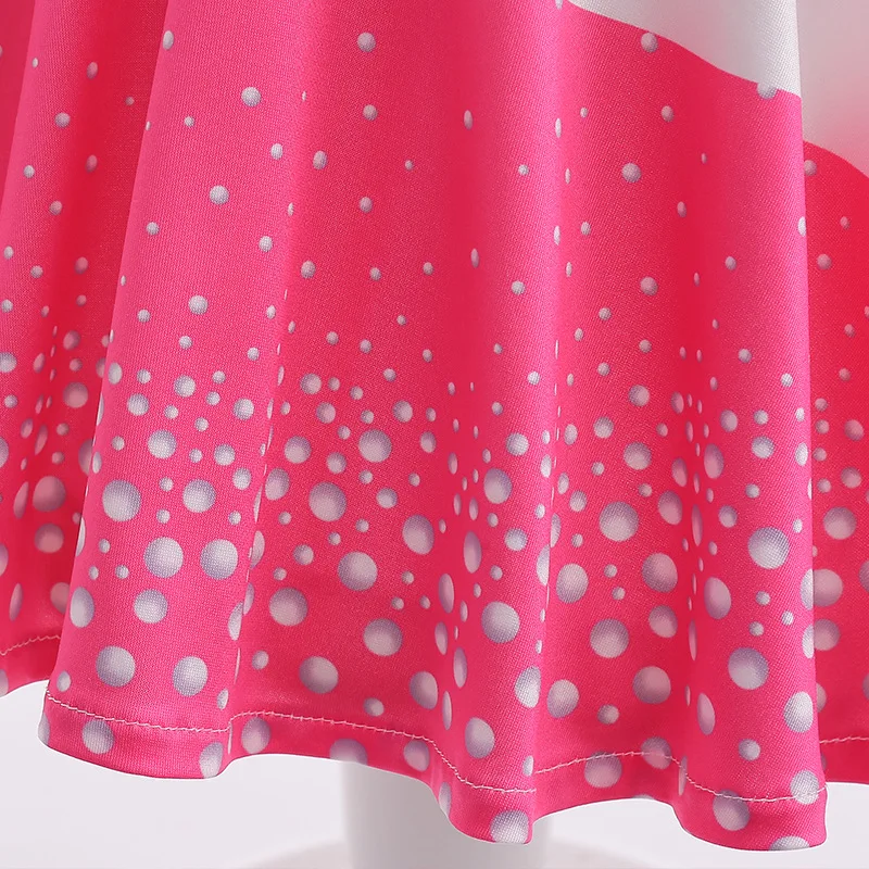 3-10 year old football competition cheerleading uniform solid color girls dress long sleeved backless girls casual dress