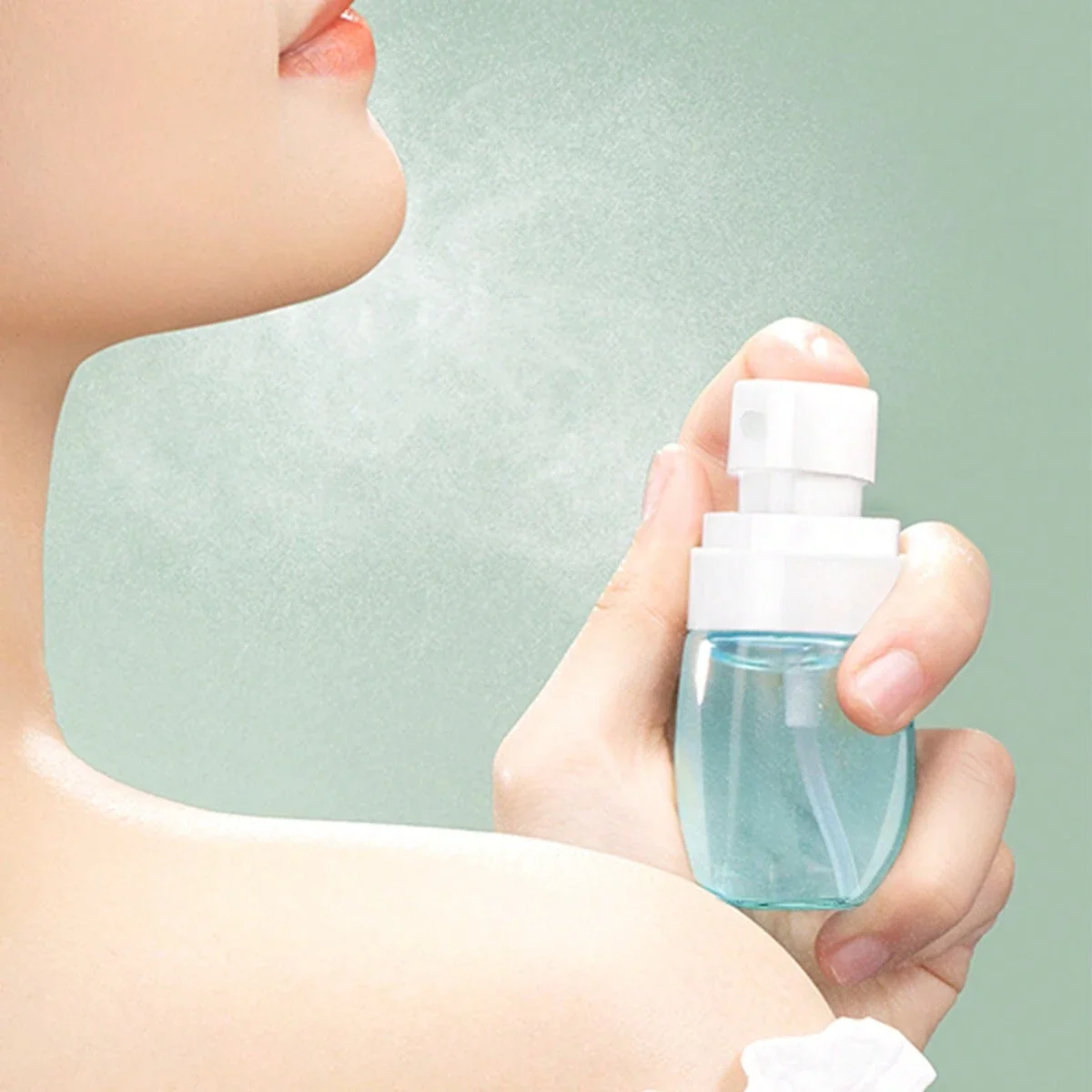 2pcs Portable Clear Spray Bottle Travel 30/60/100ml Perfume Atomizer Dispenser Bottle Mist Toner Lotion Empty Refillable Bottles 6