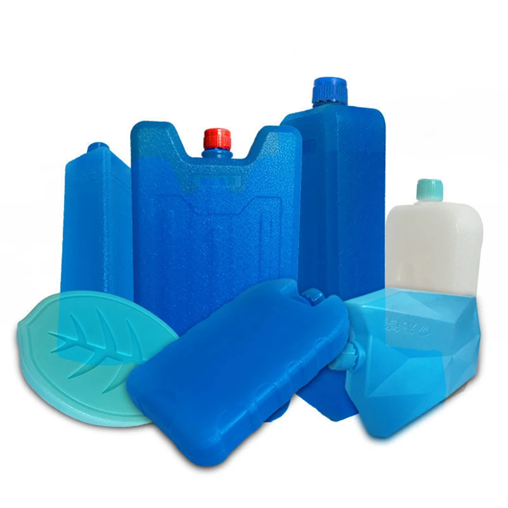 Ice Packs Ice Box Reusable Refrigerator Ice Blocks Pack Ice Crystal Box Cold Freezer Pack Picnic Fresh Food Cooler Multifuntional Water Box