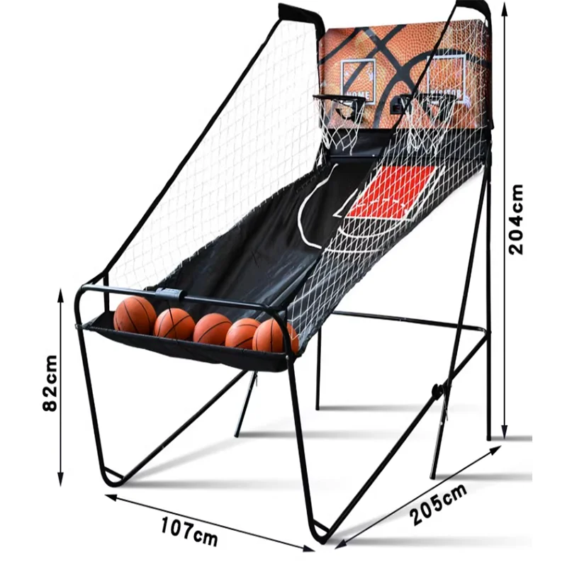 Electronic Scoring Basketball Frame for Indoor Sports, Double Match Shooting Machine, Shooting Training Device, New
