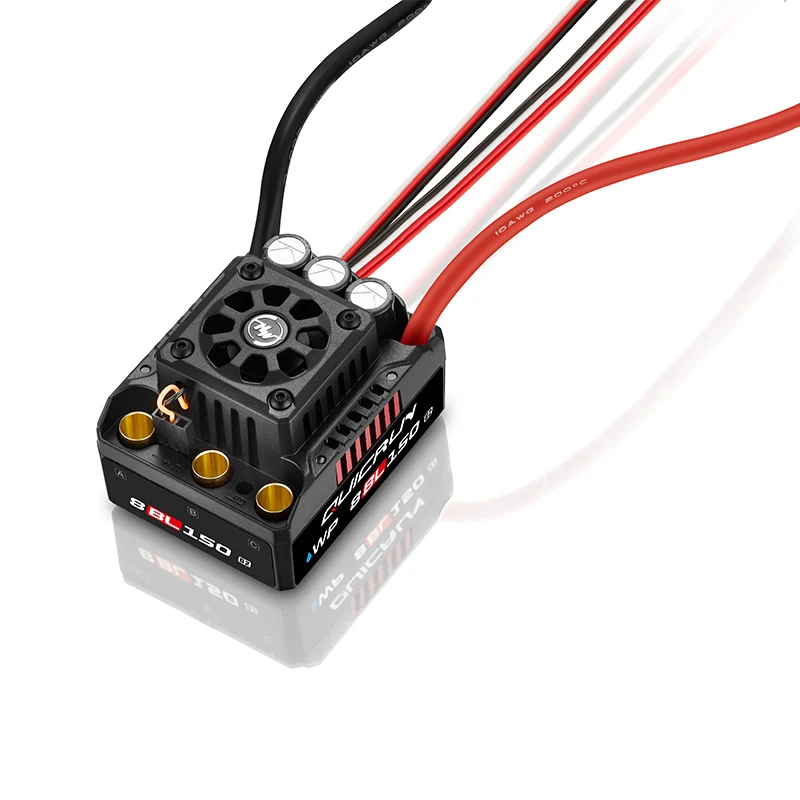 RC Speed Controller Original HOBBYWING QuicRun WP 8 BL150 G2 3 6S Waterproof Speed ​​Controller Sensorless Brushless ESC For 1/8 RC Truck
