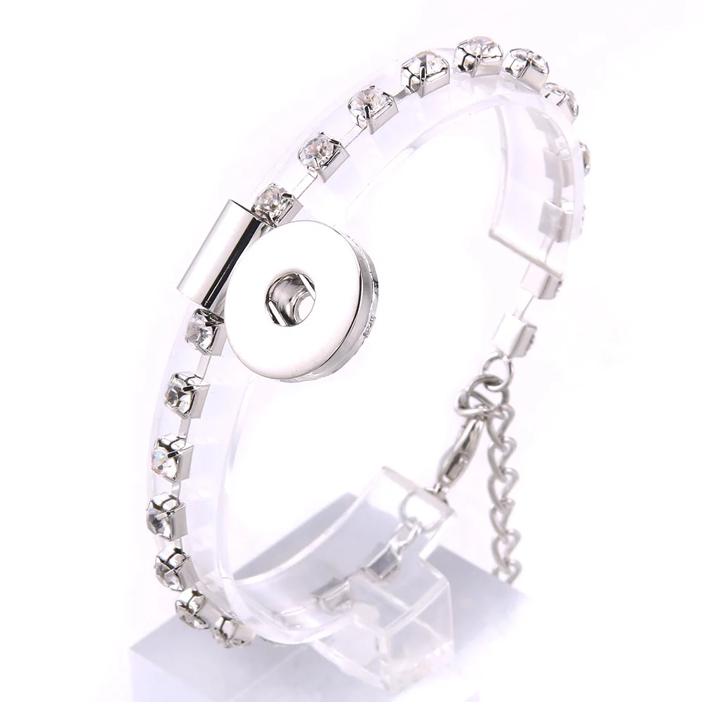 Bangle Bracelet Snap Buttons 18MM Snaps Jewelry Women's DIY Bracelet