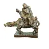 Chinese Lao Tzu Statue Home Decoration Character Sculpture Bronze Lao Tzu Riding Bull Art Sculpture Handicraft Decoration 1