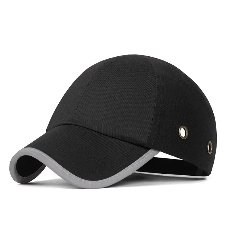 Hard Hat for Workwear Head Protection Top 6 Holes Bump Cap Work Safety Helmet ABS Inner Shell Baseball Hat Style Protective baseball cap safety helmet