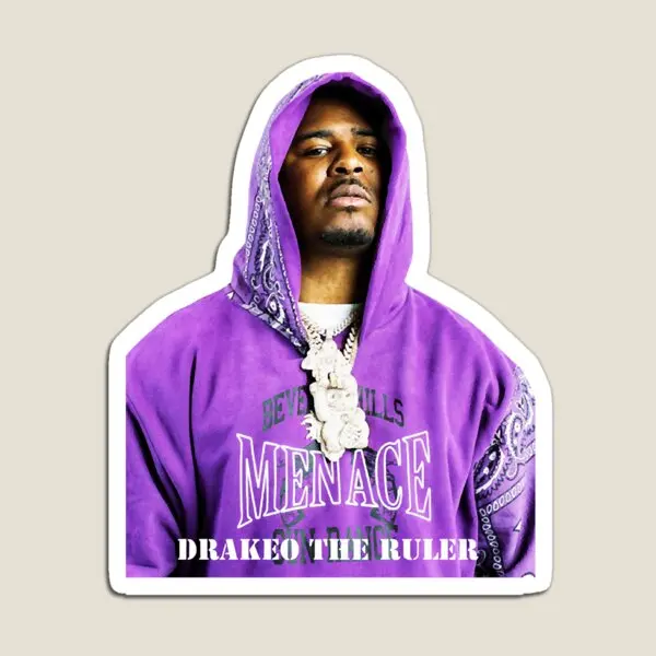 

Drakeo The Ruler Drakeo The Ruler Sing Magnet Toy Kids Magnetic Cute Refrigerator Decor Funny Baby Children Home