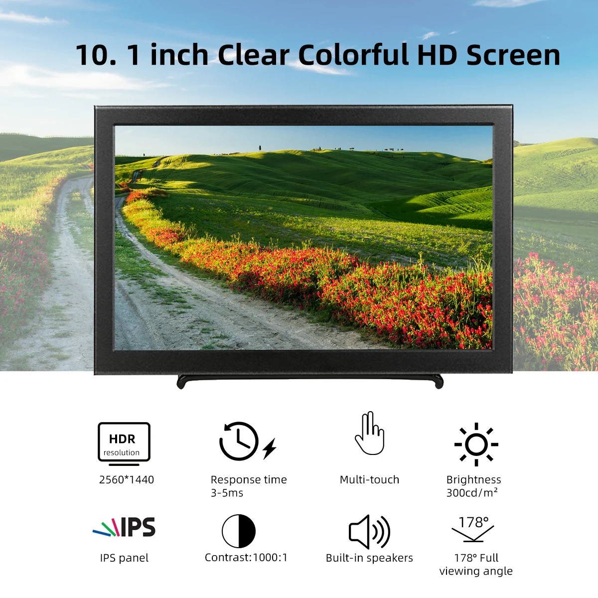 10.1 ġ 2K IPS ޴ , ġ ũ, ӿ , HDMI ȣȯ, ġ,   Ʈ, PS4, PS5, XBOX
