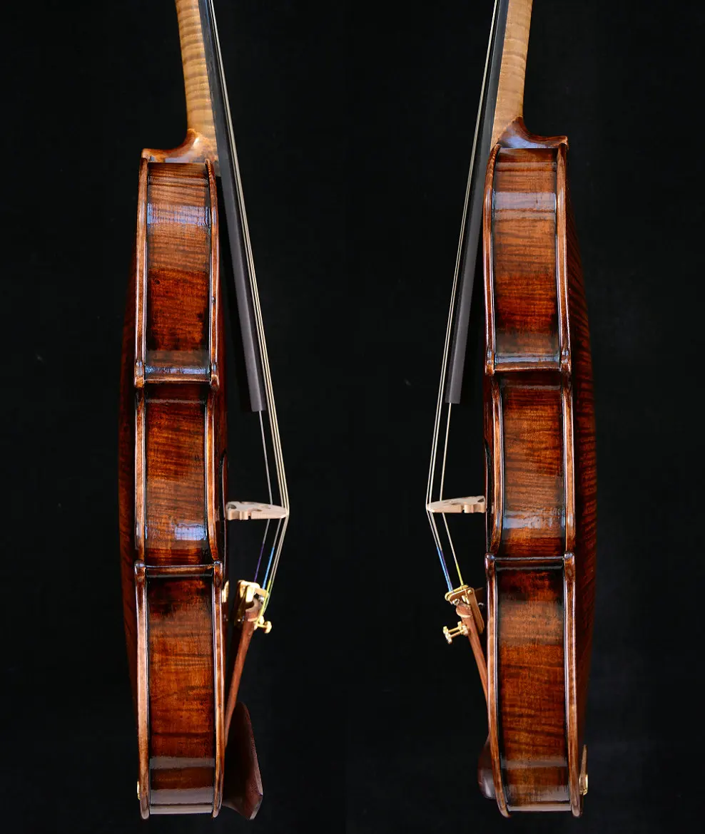 Actual Photo Outstanding Sounding Violin Stradivari Violin Master Wang's Own Work No. W70