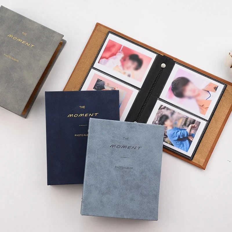 Fujifilm Instax Mini 11 9 8 7s 90 70, 64 pocommuniste, 3 pouces, mini album photo, couverture en cuir PU, papier photo, film pou