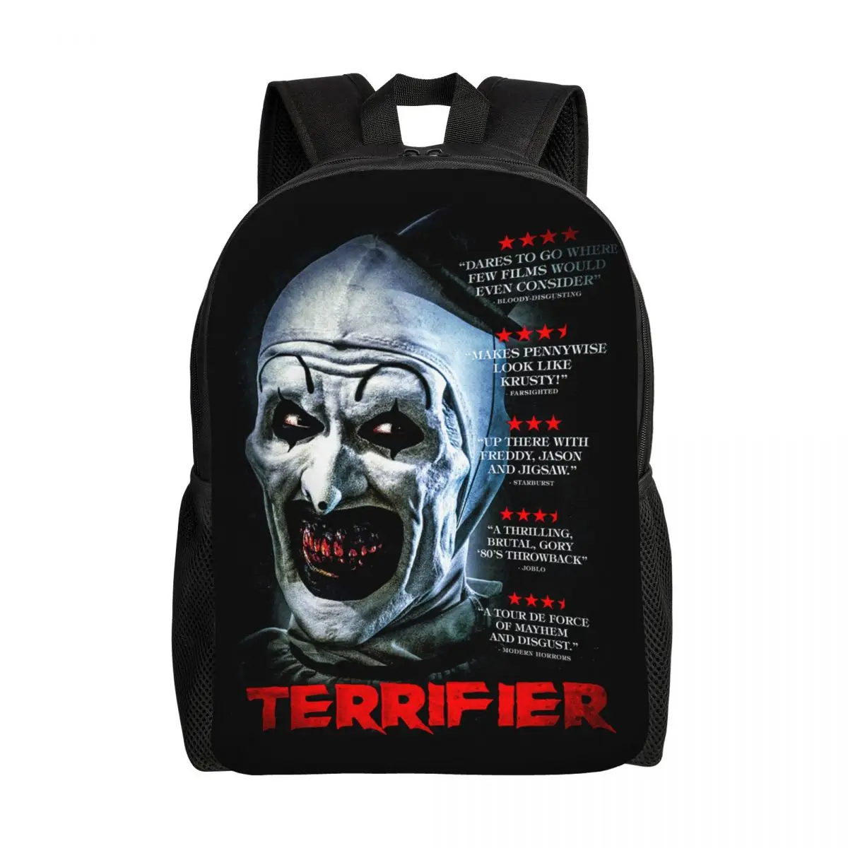 

Персонализированный Рюкзак с ужасным фильмом на Хэллоуин для мужчин и женщин, школьный студенческий портфель для студентов колледжа, подходит для 15-дюймовых сумок для ноутбука