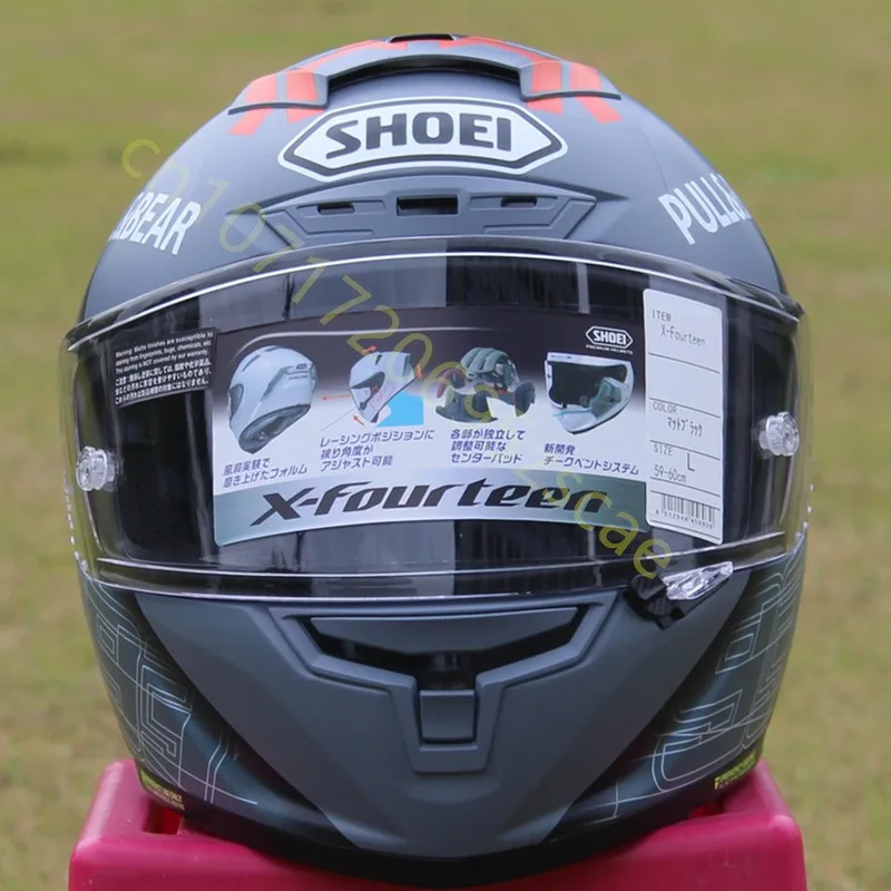 Motorcycle Full Face Helmet SHOEI X-Spirit III Marquez Catalunya X-Fourteen Sports Bike Racing Helmet Motorcycle Helmet,Capacete