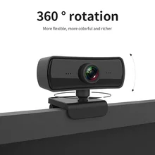 2k webcam hd computador pc webcamera com microfone 2040*1080p câmeras rotatable para transmissão ao vivo vídeo classe conferência pc gamer