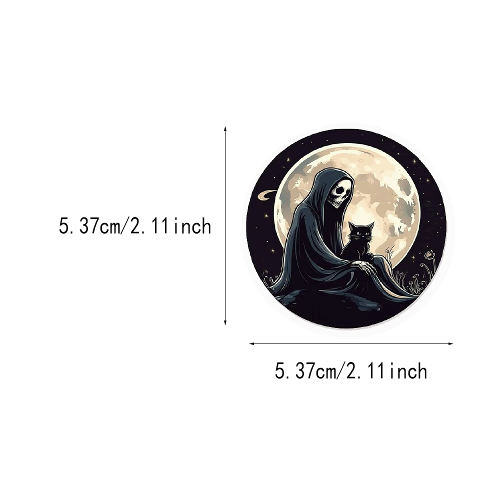 50PCS 할로윈 공포 재미 드레스 낙서 애완 동물 스티커 수하물 노트북 워터 컵 전화 케이스 방수 스티커