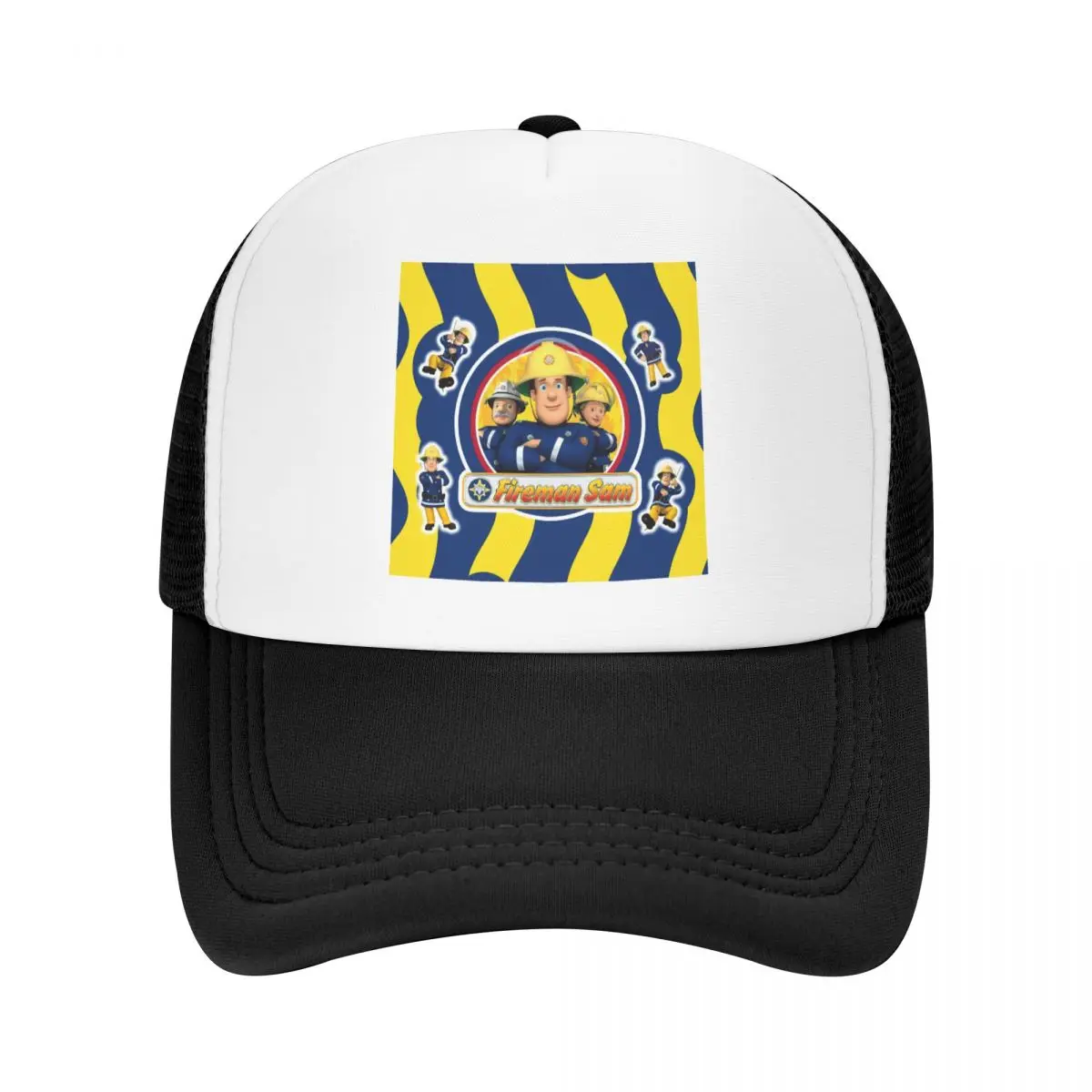 Benutzerdefinierte Cartoon Feuerwehrmann TV Show Feuerwehrmann Sam Baseball Kappe Outdoor Frauen Männer Einstellbare Trucker Hut Frühling Papa Hut