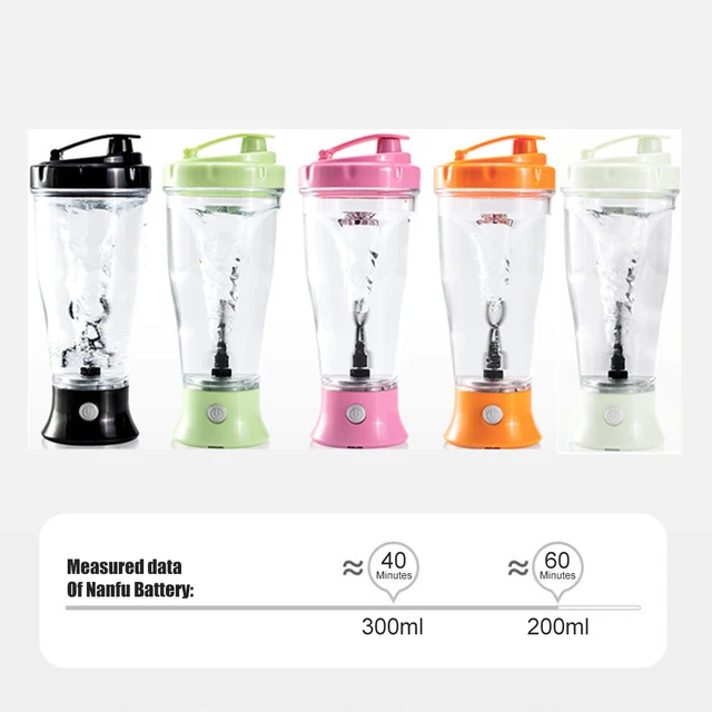 350ML Electric Protein Powder Mixing Cup Automatic Shaker Bottle Mixer  Shake Bottle Milk Coffee Blender Kettle Smart Mixer 2023