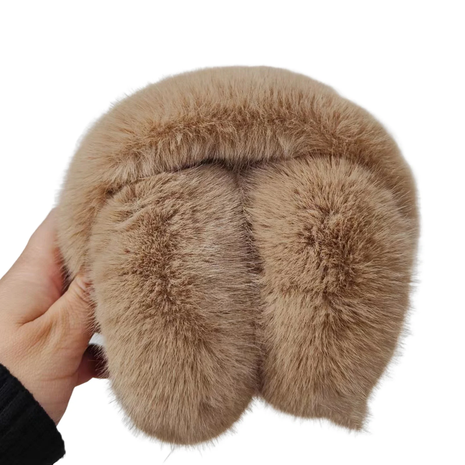 Fashion Winter Women Men Warmer Solid Color Adjustable Ear Muffs Earflap Earmuffs Thickened Plush Headband_voghion.com