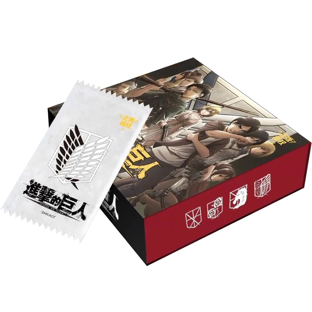 

Attack on Titan Collection Card for Children Chainsaw Man Battle TCG Playing Game Rare Card Japan Demon Slayer Family Table Toys