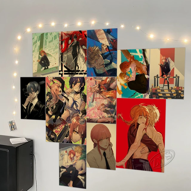 Em promoção! Motosserra Homem Anime Japonês Cartaz Casa Decoração Da Parede  Do Quarto De Arte Moderna, Pintura, Animação, Imagem, Decoração