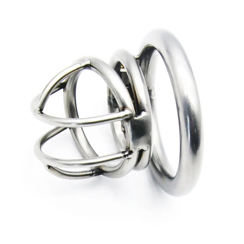 Male Small Inner Chastity Cage Male Mini Sex Toy Breathable Cock Cage Sex Game for Couple Anti-derailment Erotic Urethral Lock