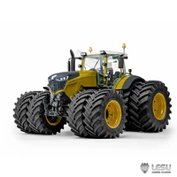 Upgraded Lesu 1050 RC Tractor Metal 1/14 Hydraulic 4*4 Doubled Wheel Sound Light System Smoking Simulation Farm Truck Toy Model 2