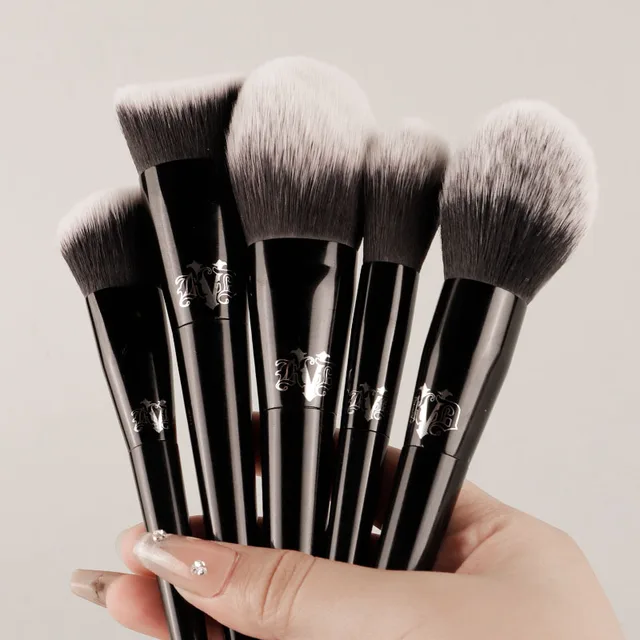 Set de brochas de maquillaje KVD profesionales: Rostro y Ojos | Emoape