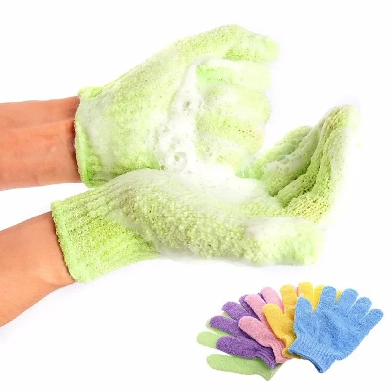 

quality Bath For Peeling Exfoliating Mitt Glove Scrub Gloves Resistance Body Massage Sponge Wash Skin Moisturizing SPA Foam
