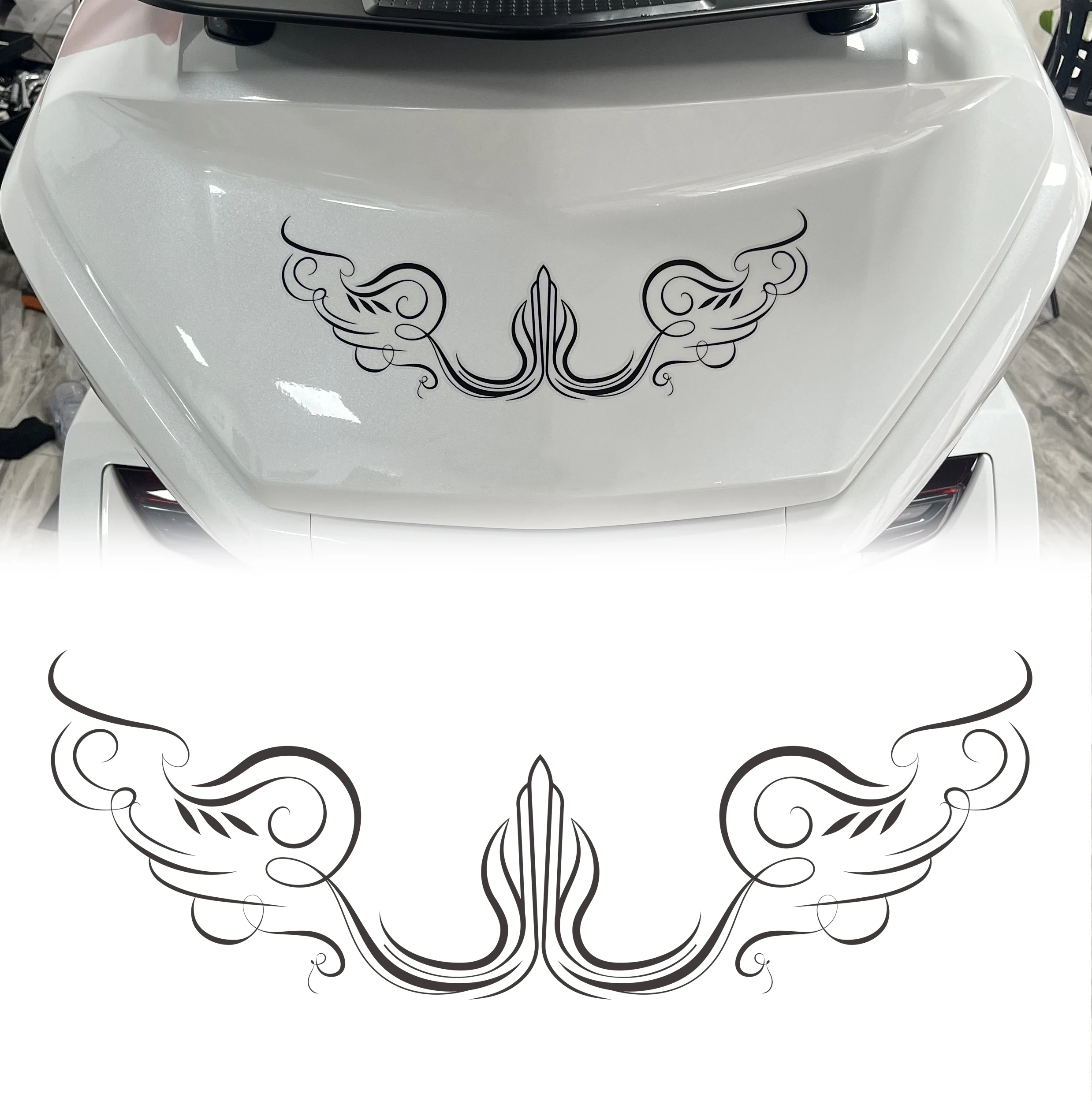 Panical Trunk Headlight Trim Full Bike Body Sticker Sign Badge Protect für Honda Gold Wing GL1800 GL1800B F6B 2018-2026 – Detail 20