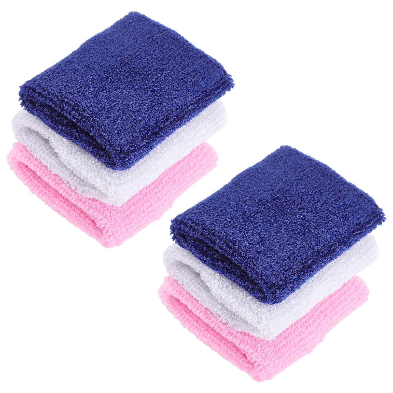 

6Pcs Kids Sweatbands Sports Sweat bands Outdoor Running Wrist Bands for Teens