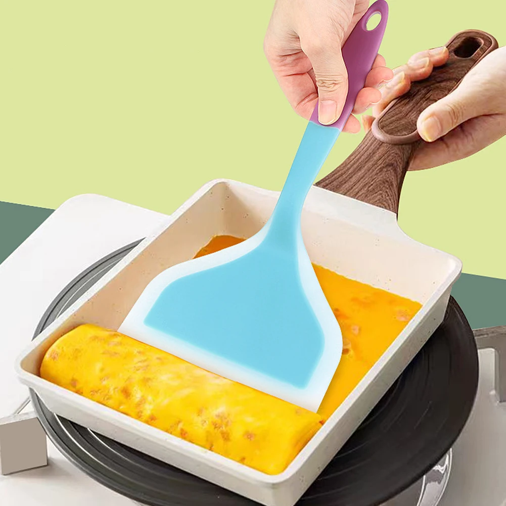 Tamago Yaki Spatula Non-stick Pan Special Spatula Thick Egg Yaki Silicone Frying Pan Silicone 1Pc