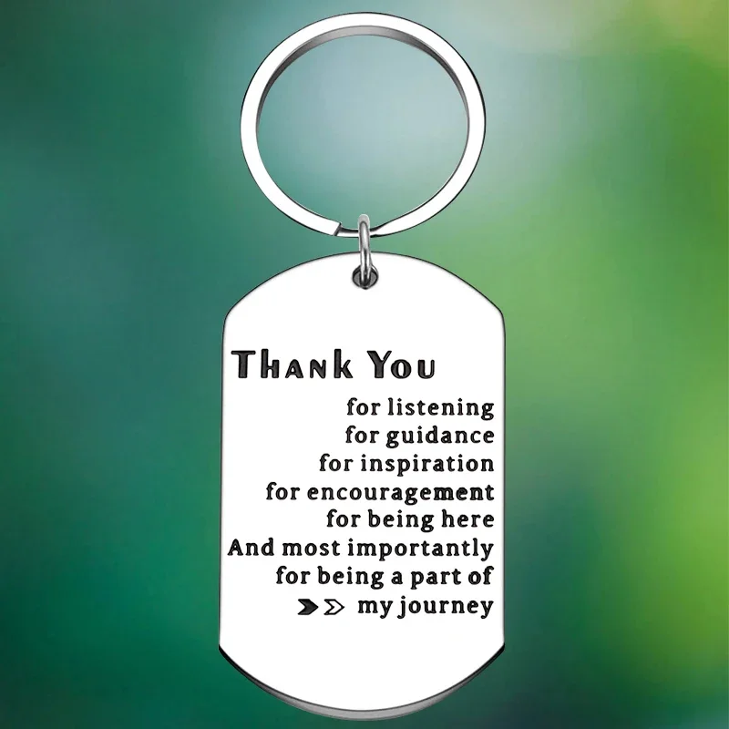 

Thank You Keychain Boss Gift Key Chain Pendant Bosses Mentor Teacher Appreciation Gifts Coworker Leaving Gifts