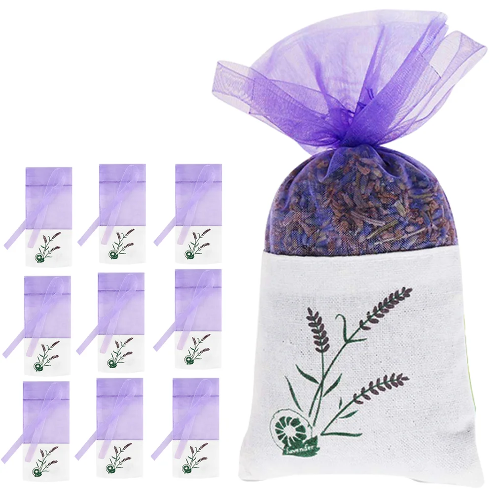 10 Pcs Empty Fragrance Wardrobe Packing Sachet Bag Clear For Gifts Lavender Car Pendants
