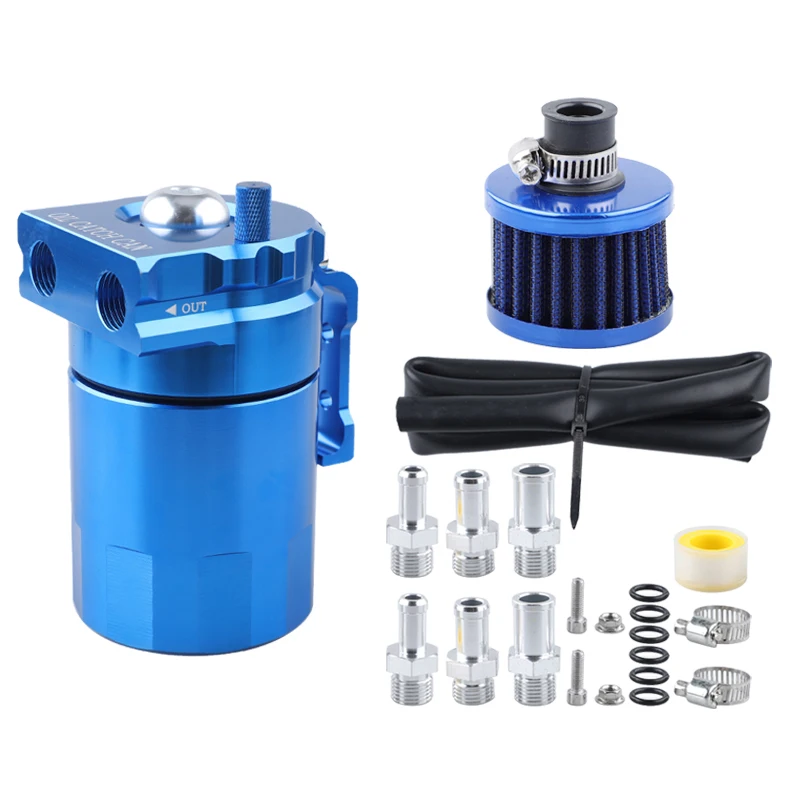 Kit Reniflard Moteur Avec Filtre - Réservoir Récupération Huile 300ml, Universel, Pour Voiture Tuning