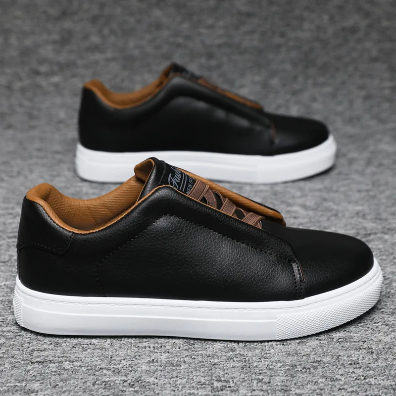 Large Size 39-48 Men Casual Shoes Breathable White Sneakers Fashion Driving Walking Tennis Shoes for Male Skate Flats Sneakers 4