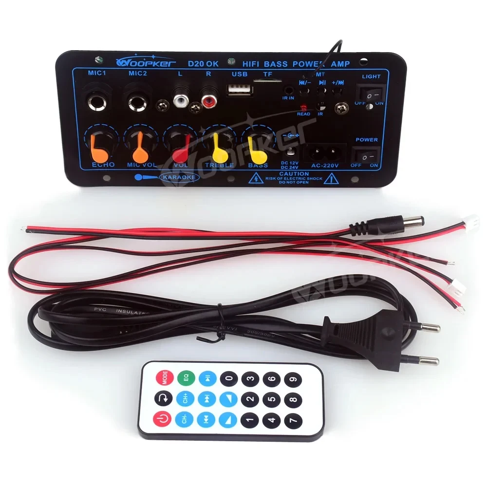 100W HiFi Bluetooth Amplifier Board D1000/D900/D100W/D20/D10 Bluetooth 5.0 Dual