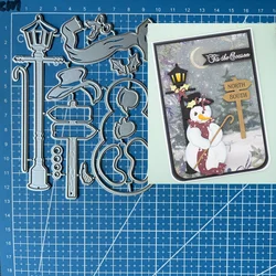 Lucky Goddess Metal Cutting Dies Jolly Snowman Diy Scrapbooking Photo Album Decorative Embossing Paper Card Crafts
